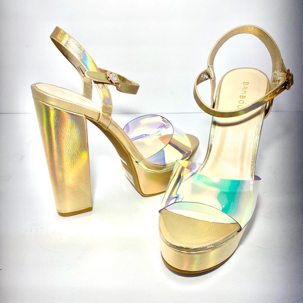 Bamboo Women Heeled Sandal
